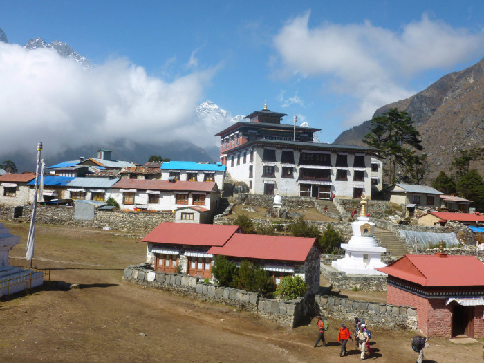 Tengboche Monastery from my hotel room