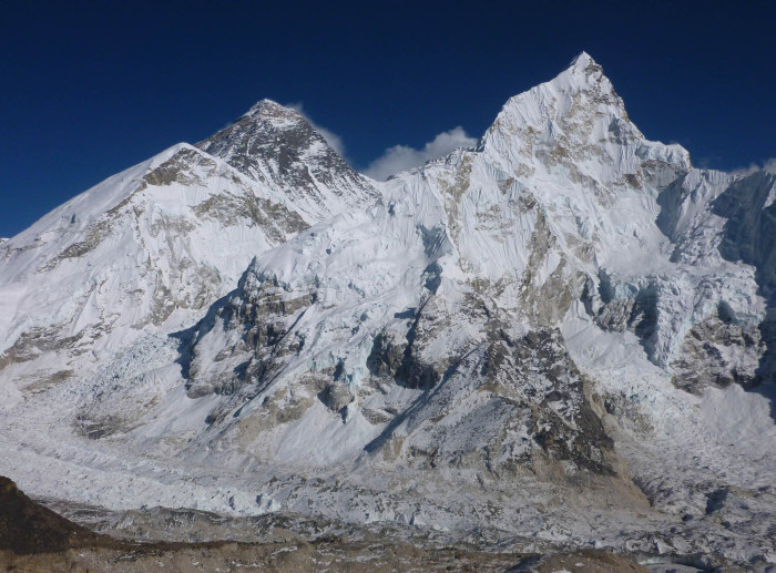 One final look at Everest and Nuptse