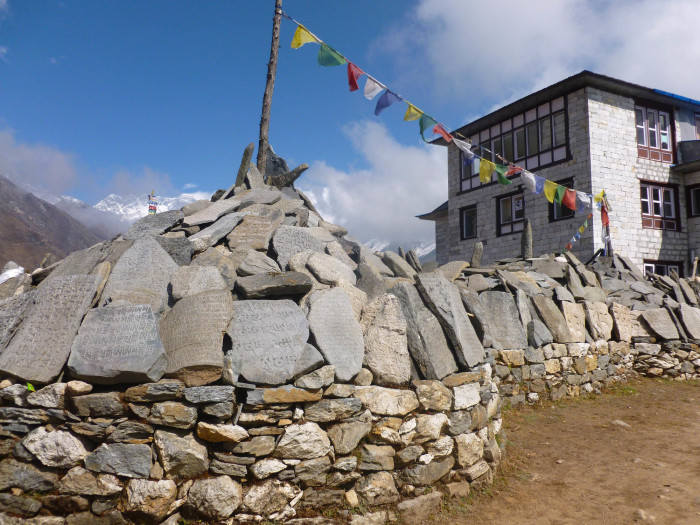 Prayer stones in Tengboche