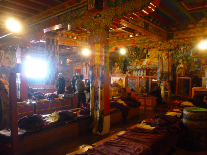 Inside Tengboche Monastery