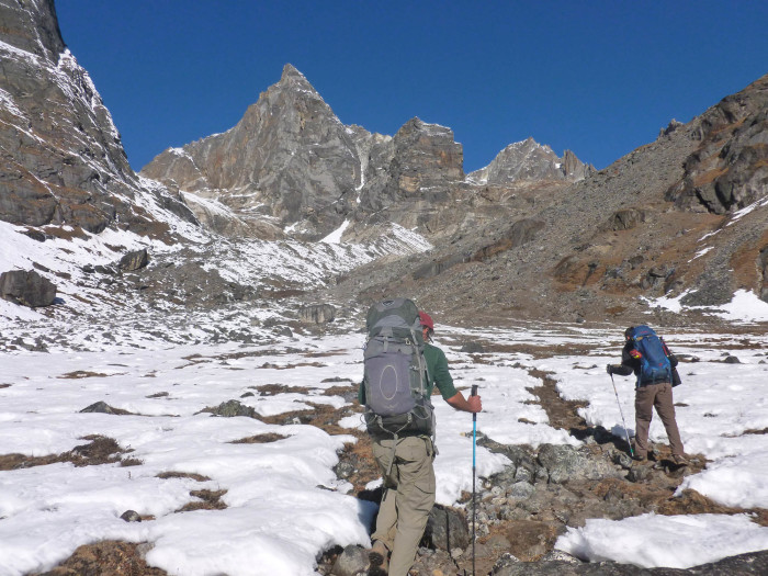 Heading up toward Cho La
