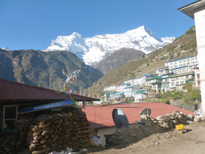 Kongde Ri from Namche Bazaar
