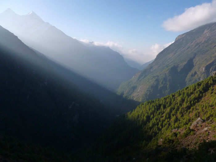 Early morning light and shadow