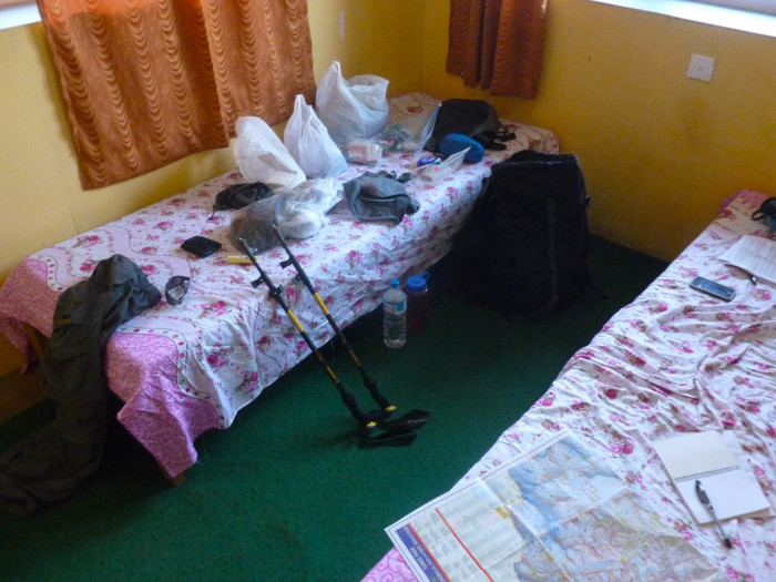 Inside my room in Tengboche
