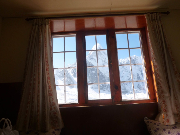 Ama Dablam outside my room's window