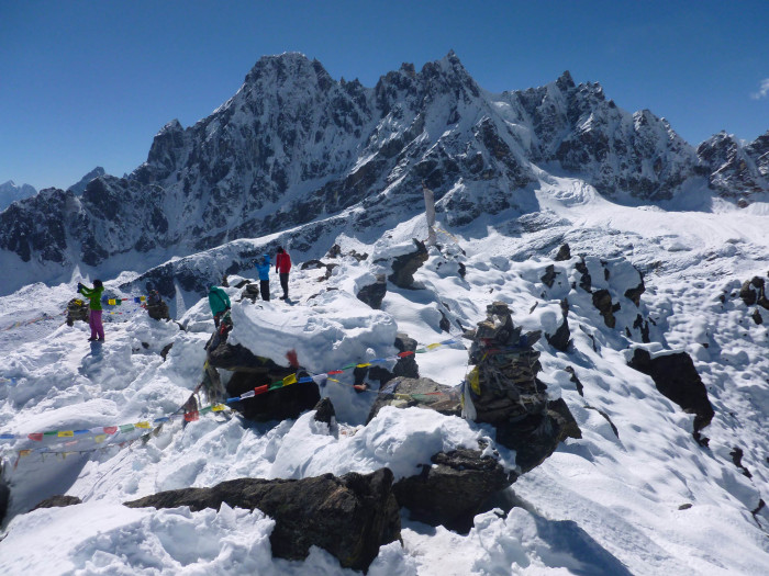 Looking south-southwest from the top of Gokyo Ri