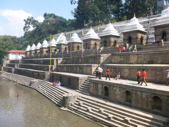 The ghat at Pashupatinath