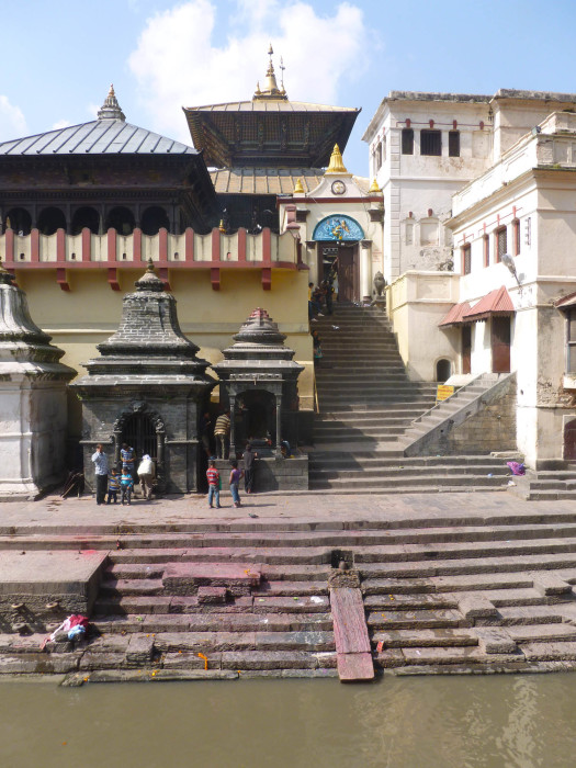 The main temple complex at Pashupatinath