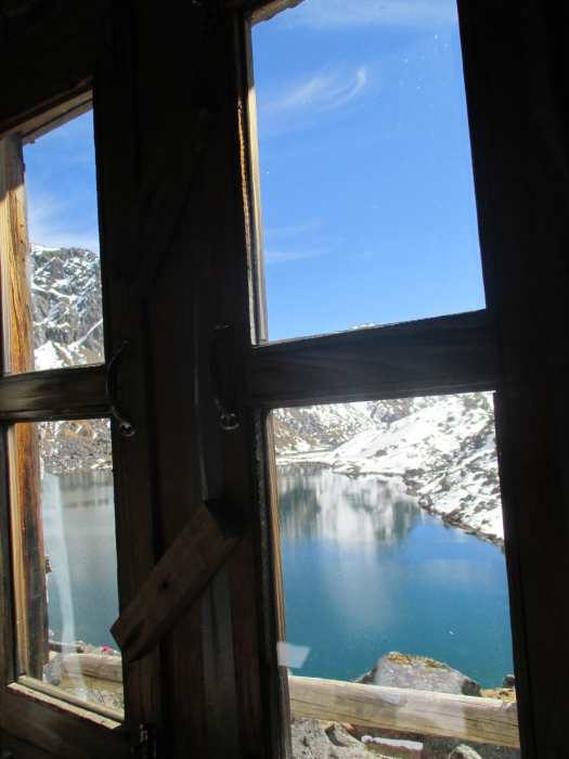 The view from my room in the guesthouse.