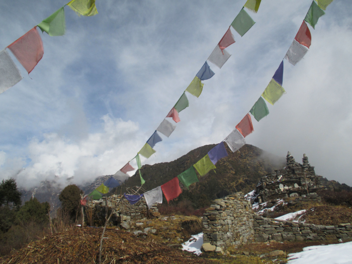 Prayer flags.