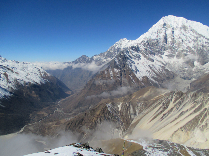 Looking down the Langtang Valley.