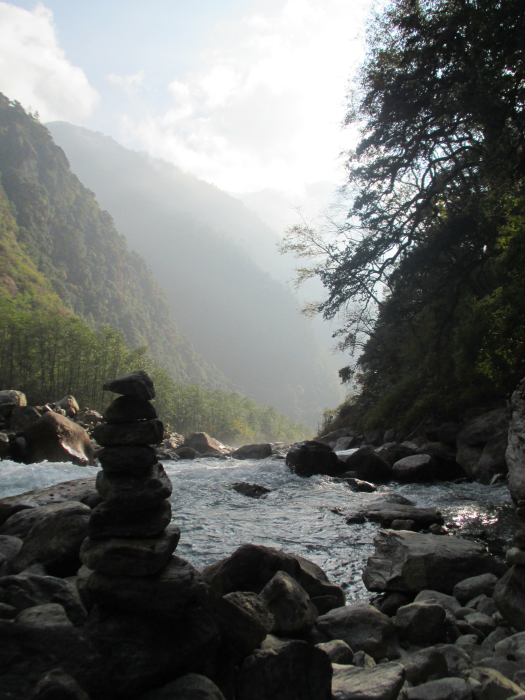 Great views along the river.