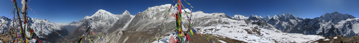 A panorama from the top of Tserko Ri.