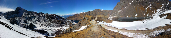 Beautiful scenery beyond Gosainkund.