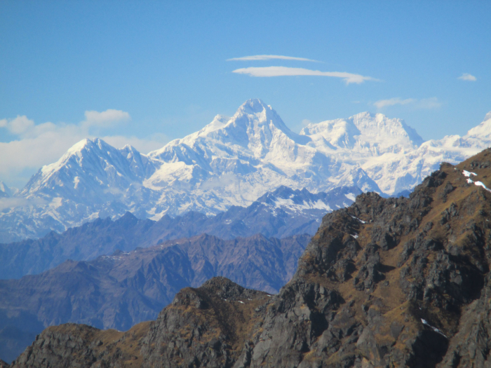 The beautiful Manaslu group (though Manaslu is just out of frame to the right).
