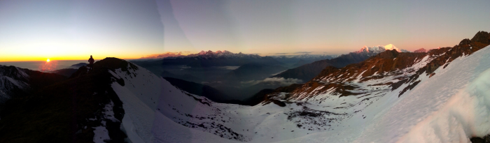 Sunset panorama.