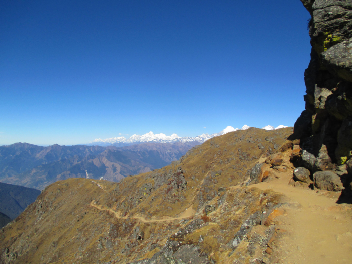 The trail into the Gosainkund area.
